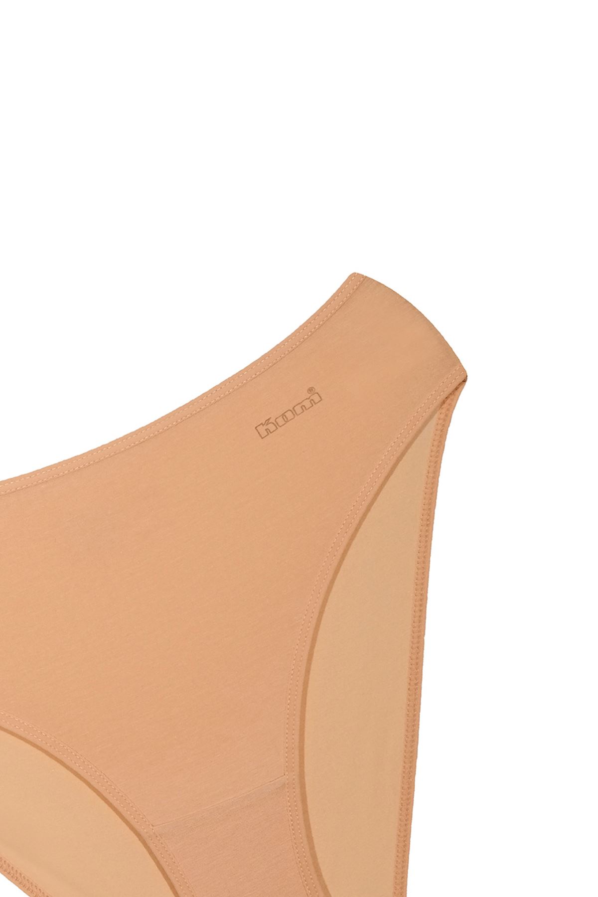 Kom Kadın Basic 5 li Slip Modal Külot Ten