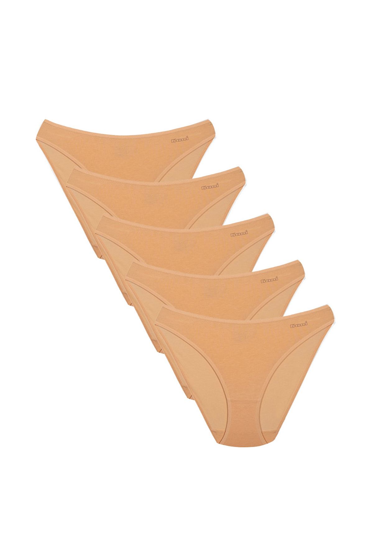 Kom Kadın Basic 5 li Modal Külot Ten