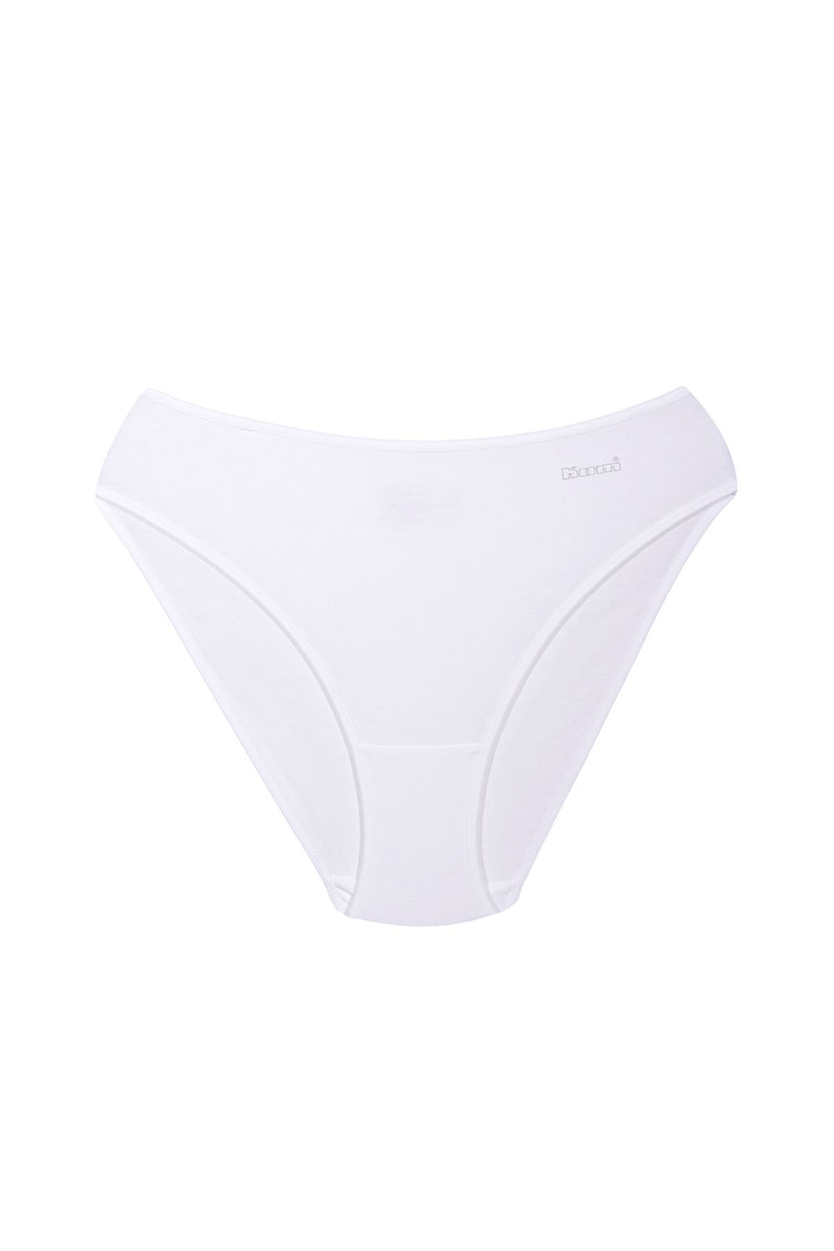Kom Kadın Basic 5 li Slip Modal Külot Beyaz