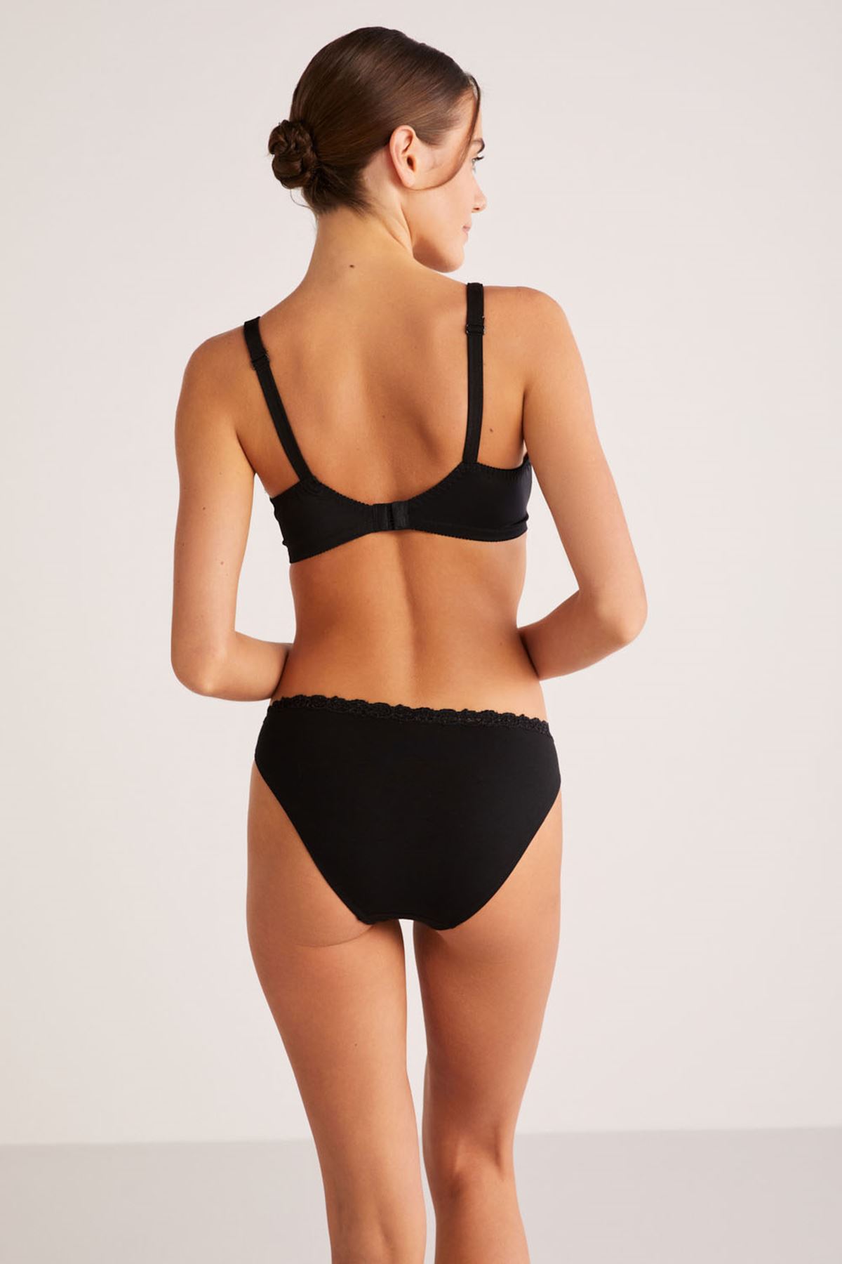 Kom Rosenna Rahat Askılı Telli Toparlayıcı Sütyen Siyah