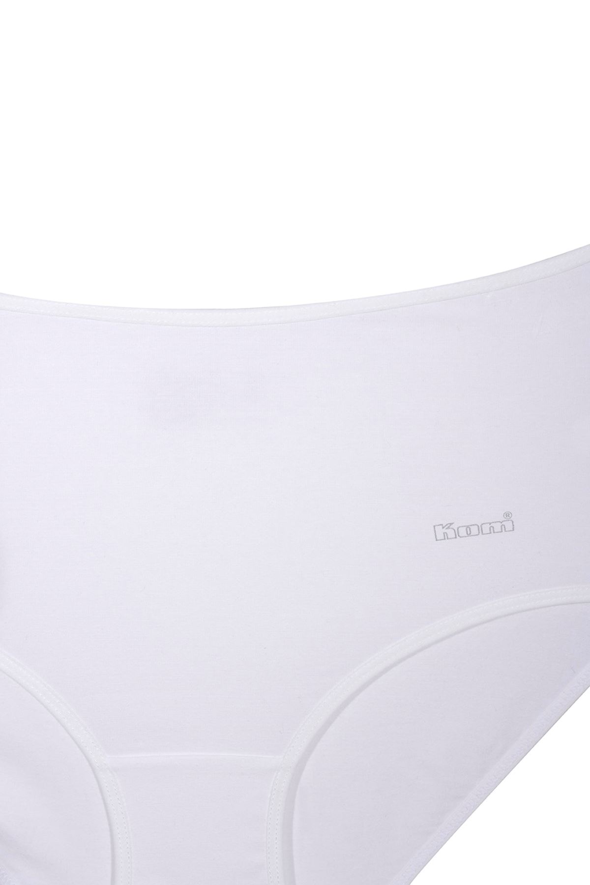 Kom Kadın Basic 5 li Maxi Modal Külot Beyaz