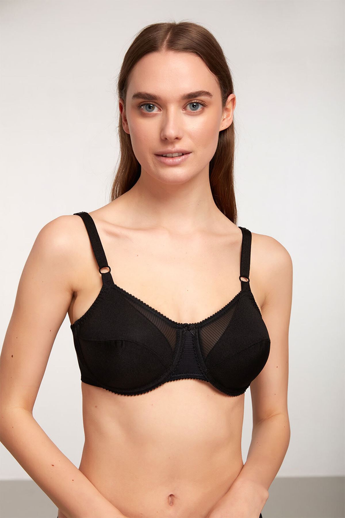 Kom Nelly Balensiz Telli Toparlayıcı Sütyen Siyah
