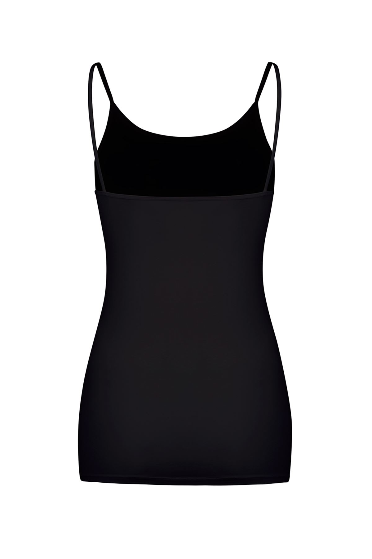 Kom Kadın Basic 2 li Modal Top Atlet Siyah