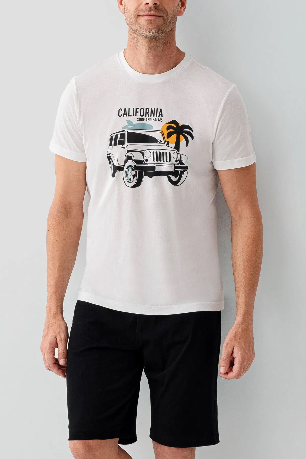 RolyPoly Erkek Süprem Şort Takım Beyaz