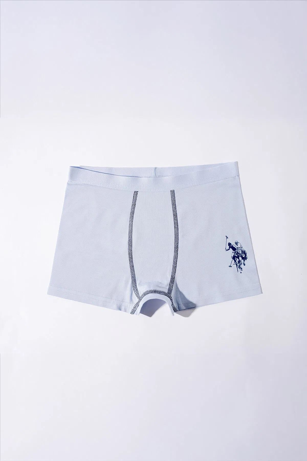 U.S. Polo Assn Erkek Çocuk Süprem 3 lü Boxer Lacivert