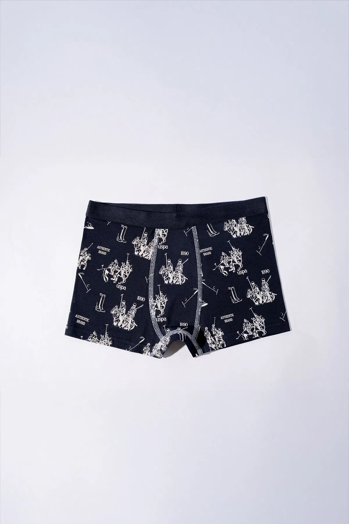 U.S. Polo Assn Erkek Çocuk Süprem 3 lü Boxer Lacivert