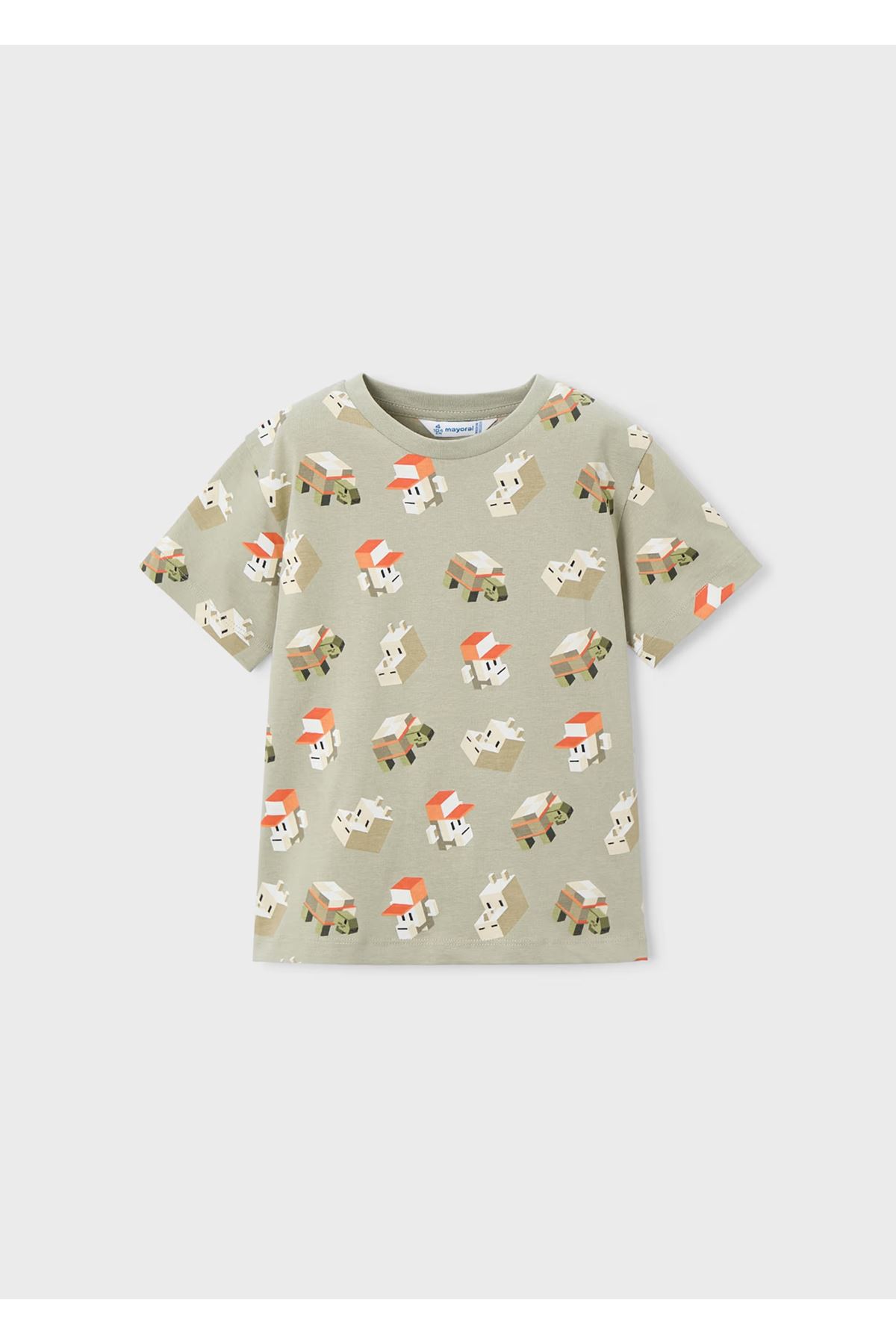 Mayoral Erkek Çocuk 3 Parça Örgü Şortlu Takım  3609 Turuncu