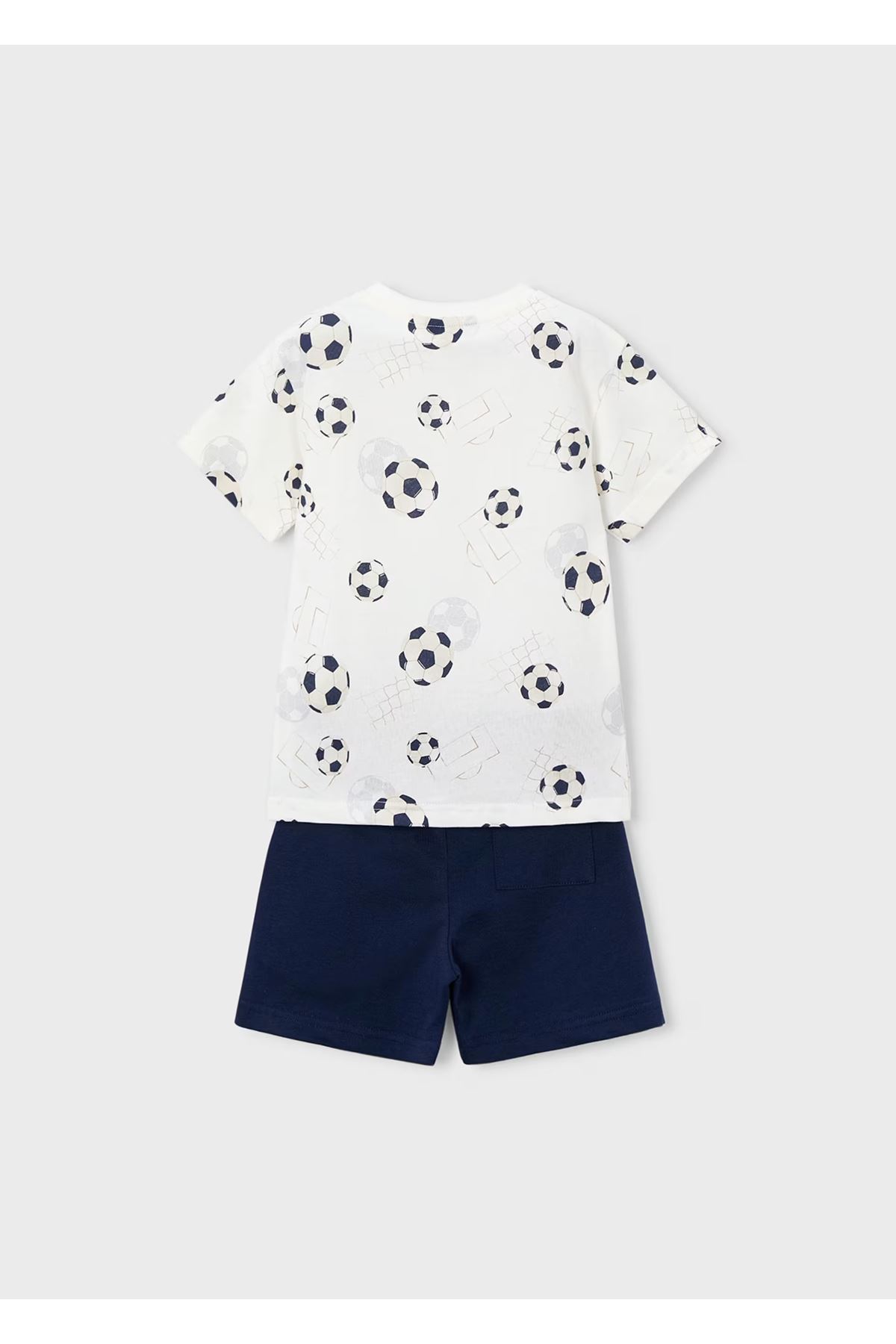 Mayoral Erkek Çocuk Futbol Topu Baskılı 2 Parça Şortlu Takım 3607 Lacivert