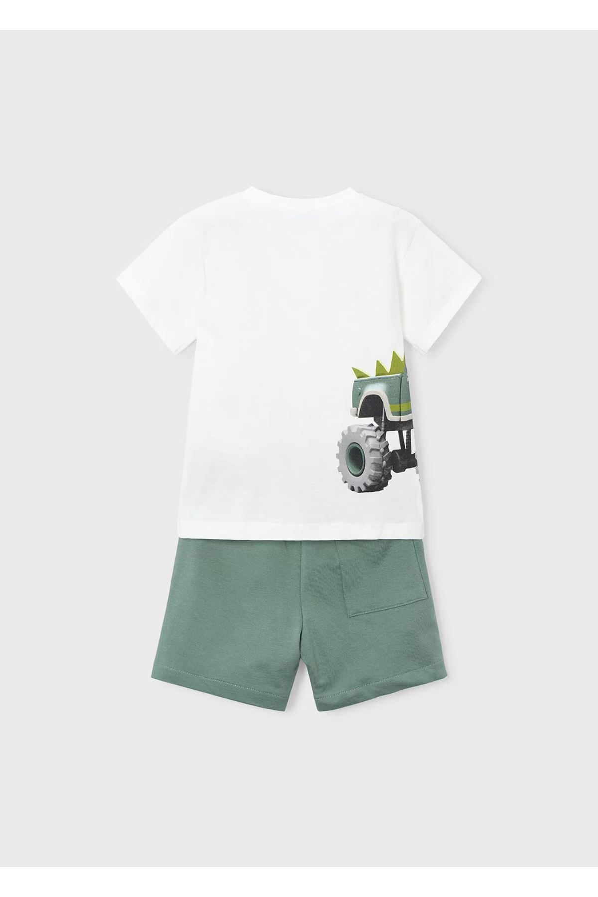 Mayoral Erkek Çocuk 2 Parça Cepli Şortlu Takım 3605 Yeşil