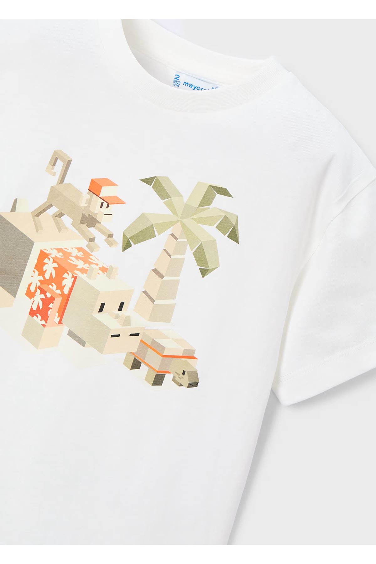 Mayoral Erkek Çocuk 3 Parça Örgü Şortlu Takım  3609 Turuncu