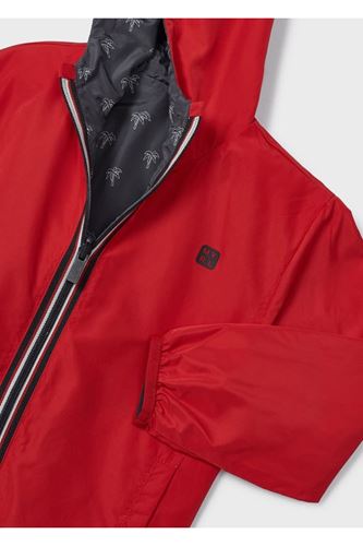 Mayoral Erkek Çocuk Çift Taraflı Kapşonlu Rüzgarlık Kırmızı