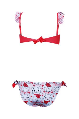 Kom Chat Kız Çocuk Bikini Nar Çiçeği