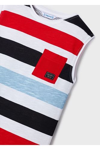 Mayoral Erkek Çocuk Şortlu 3 Parça Alt-Üst Takım Siyah-Kırmızı