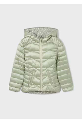 Mayoral Genç Kız Kapşonlu Parlak Mont Yeşil