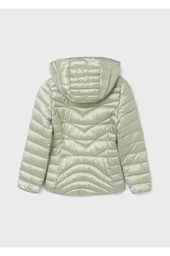 Mayoral Genç Kız Kapşonlu Parlak Mont Yeşil