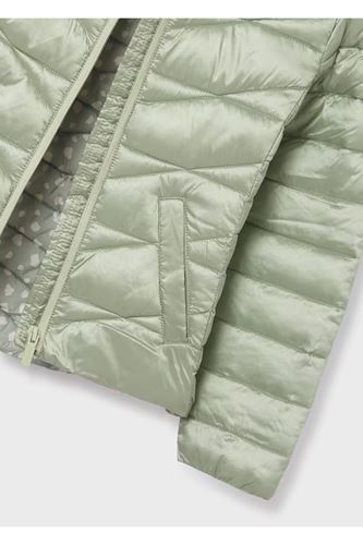 Mayoral Genç Kız Kapşonlu Parlak Mont Yeşil