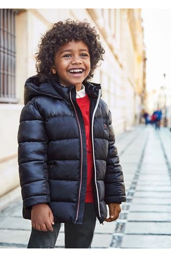Mayoral Erkek Çocuk Kapşonlu Mont Lacivert