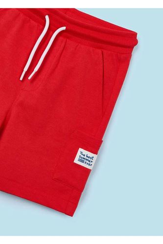 Mayoral Erkek Çocuk 2 Parça Baskılı T-Shirt - Şort Takım Beyaz