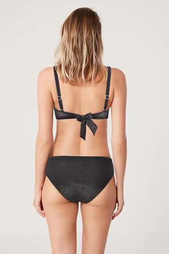 Kom Rehel Üçgen Bikini Siyah