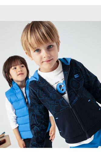 Mayoral Tişörtlü 3 Parça Erkek Çocuk Eşofman Takım Mavi