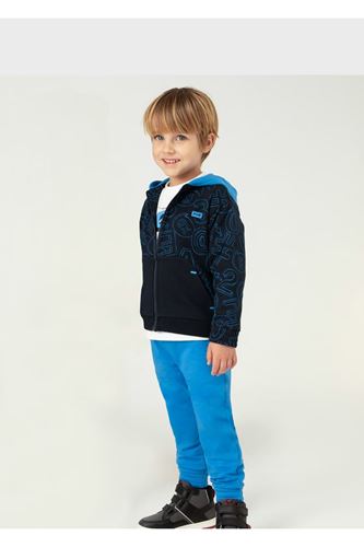 Mayoral Tişörtlü 3 Parça Erkek Çocuk Eşofman Takım Mavi