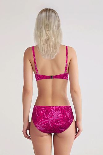 Kom Rapida Desenli Toparlayıcı Bikini Pembe
