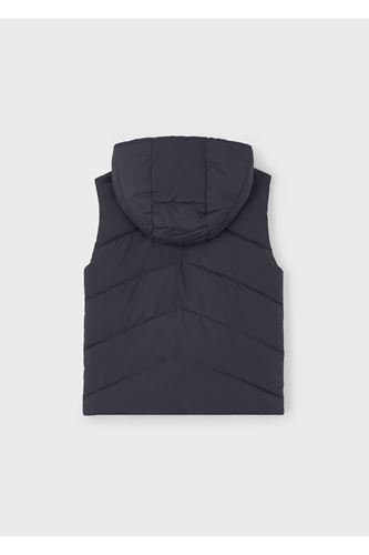 Mayoral Erkek Çocuk Çift Taraflı Kapüşonlu Dolgulu Yelek Siyah