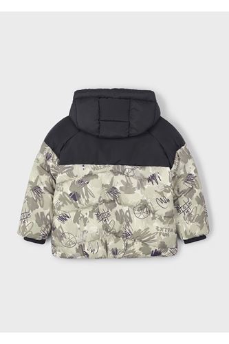 Mayoral Erkek Çocuk Kapüşonlu Dolgulu Mont 4417 Gri