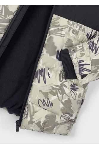 Mayoral Erkek Çocuk Kapüşonlu Dolgulu Mont 4417 Gri