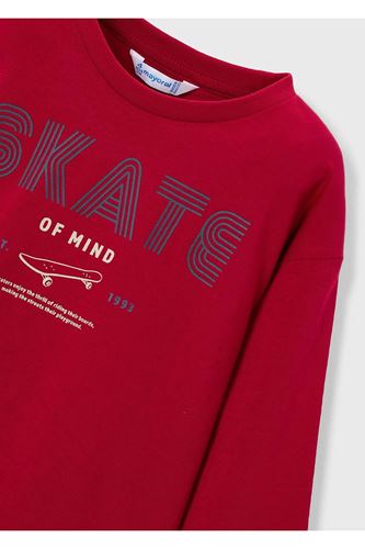 Mayoral Erkek Çocuk 2 Li Uzun Kollu T-Shirt Set 4091 Kırmızı