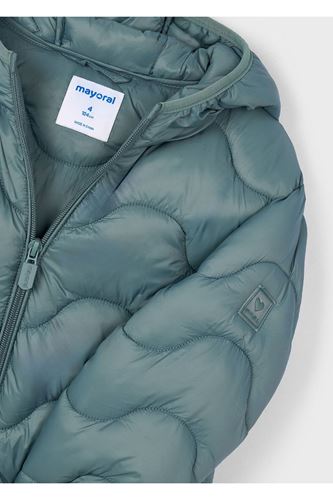 Mayoral Kız Çocuk Kapüşonlu Şişme Dolgulu Mont 4443 Yeşil
