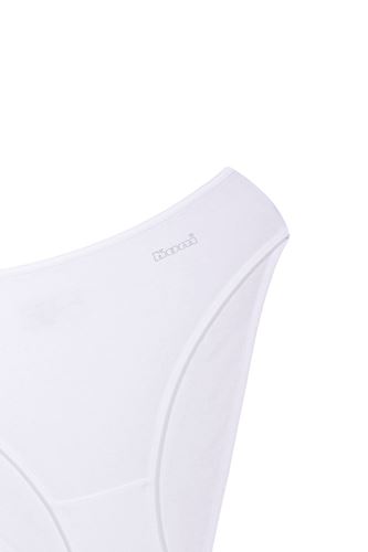 Kom Kadın Basic 5 li Slip Modal Külot Beyaz