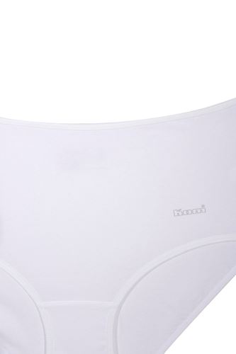 Kom Kadın Basic 5 li Maxi Modal Külot Beyaz