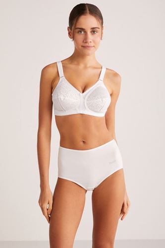 Kom Kadın Basic 5 li Maxi Modal Külot Beyaz