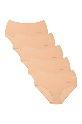 Kom Kadın Basic 5 li Maxi Modal Külot Ten