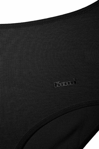 Kom Kadın Basic 5 li Maxi Modal Külot Siyah