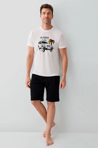 RolyPoly Erkek Süprem Şort Takım Beyaz