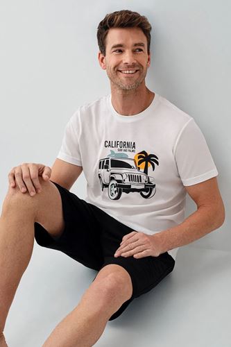 RolyPoly Erkek Süprem Şort Takım Beyaz