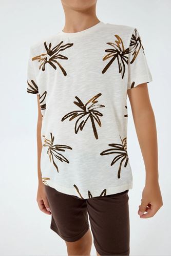 RolyPoly Erkek Çocuk Süprem Şortlu Takım Ekru