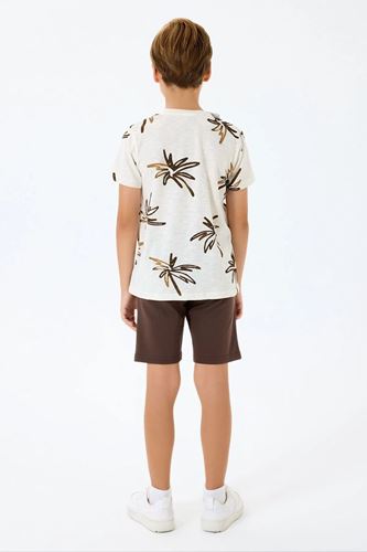 RolyPoly Erkek Çocuk Süprem Şortlu Takım Ekru