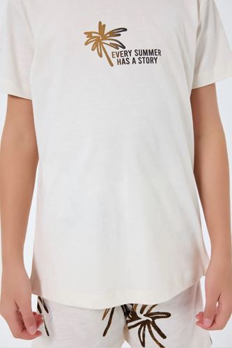 RolyPoly Kız Çocuk Süprem Şortlu Takım Ekru