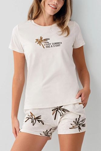 RolyPoly Kadın Süprem Şort Takım Ekru