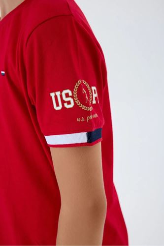 U.S. Polo Assn Erkek Çocuk Süprem Şortlu Takım Kırmızı