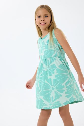 U.S. Polo Assn Kız Çocuk Süprem Elbise Yeşil