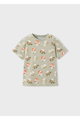 Mayoral Erkek Çocuk 3 Parça Örgü Şortlu Takım  3609 Turuncu